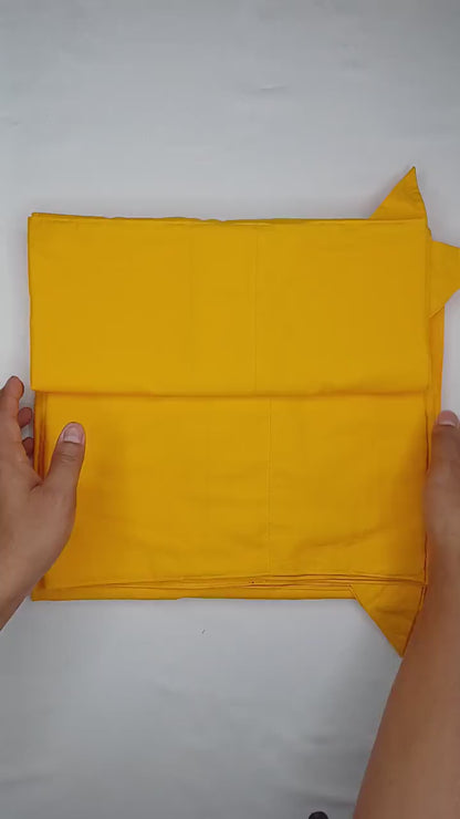 Dalai Lama Yellow Saffron Tibetan Prayer Wrap/ Cape/Cloak,Tibetan Monk Chogu Shawl,