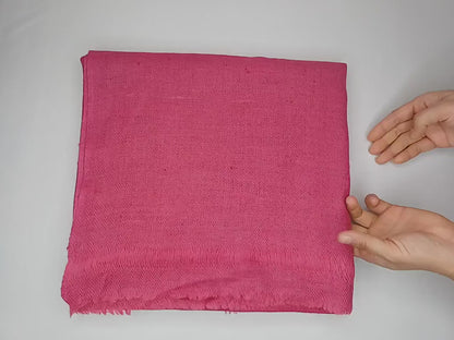 Pink Handwoven Ethical Yak Wool Meditation Shawl,Himalayan Yak Wool Prayer Wrap,Ethnic Indian Yak Wrap,Yak Wool Prayer Scarf,Yak Prayer Zen