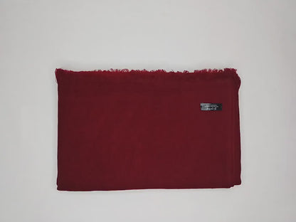 VAJRA Handwoven Lightweight Red Buddhist Lama Monk Pure Cashmere Wool Meditation Shawl,Tibetan Buddhist Prayer Scarf,Cashmere Prayer Wrap