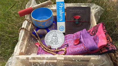 Third Eye Chakra Meditation Gift Box,Chakra Healing Kit,Sound Healing,Bowl Spiritual Gifts,Personalized Gift Box Self Care Self Love Kits