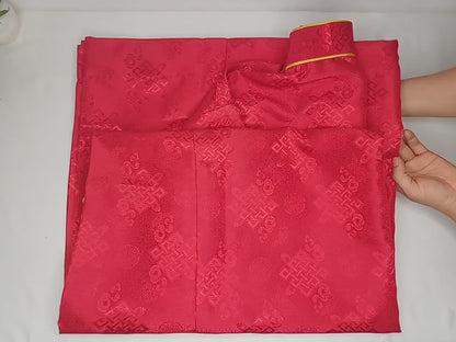 Long Layman Brocade Fabric Buddhist Meditation Robe,Buddhist Monk Robe,Monastery Style  Dress,Monk Costume,Temple clothing,Spiritual Dress