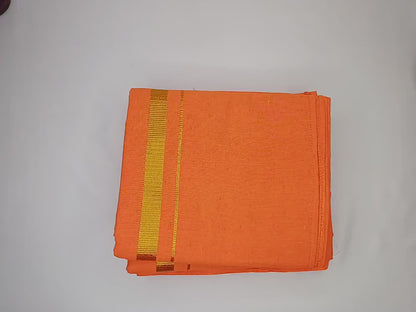 Handloom Indian Vedic Robe,Hare Krishna Robe,indian Ethnic Attair,Iskon Temple Dress,Indian Spiritual Dress,Mayapur Dhoti and Chaddar Set